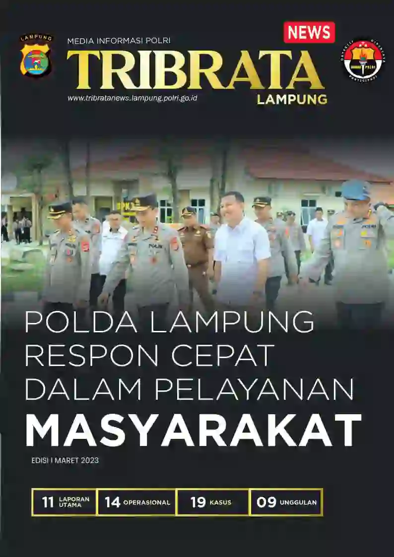 MAJALAH TRIBRATANEWS LAMPUNG EDISI I - MARET 2023